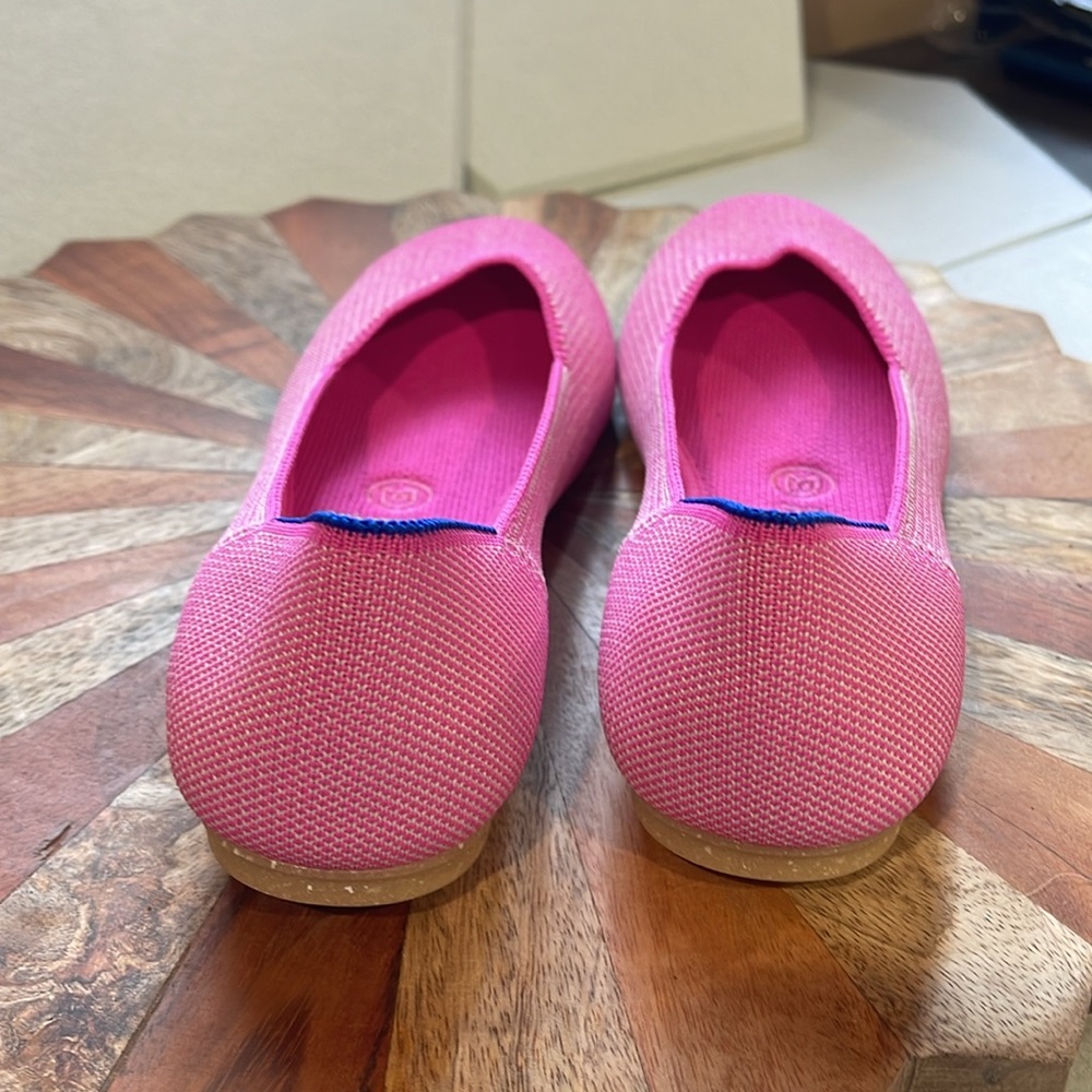 Rothy's The Square Retired. Strawberry Ice pink flat size 8 - Picture 5 of 10